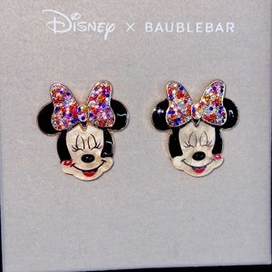 Disney x Baublebar Minnie Mouse Earrings!
